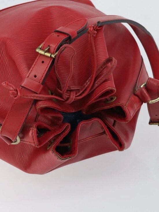 LOUIS VUITTON Epi Noe Shoulder Bag Red M44007 LV Auth 157255 - Picture 7 of 16